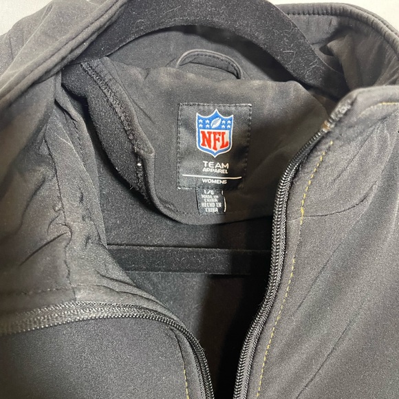 Pittsburgh Steelers Women's Black Team Weather Tech Jacket - Picture 2 of 6